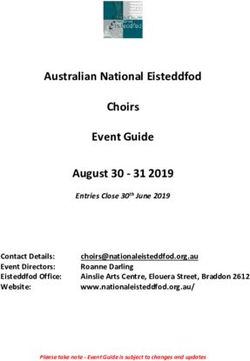 Australian National Eisteddfod Choirs Event Guide August 30 31 2019