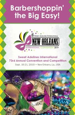 Barbershoppin' the Big Easy! - Sweet Adelines International 73rd Annual Convention and Competition
