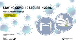 STAYING COVID-19 SECURE IN 2020 - PROTECT.PREVENT.TOGETHER - BMW Group Plants