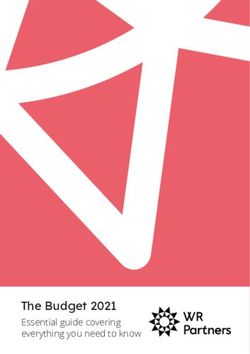 The Budget 2021 Essential guide covering everything you need to know - WR Partners