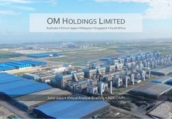 OM HOLDINGS LIMITED - June 2021 Virtual Analyst Briefing ASX:OMH
