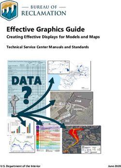 Effective Graphics Guide - Creating Effective Displays for Models and Maps Technical Service Center Manuals and Standards - Bureau of Reclamation