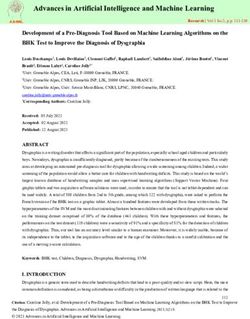 Advances in Artificial Intelligence and Machine Learning - Advances in Artificial Intelligence and ...