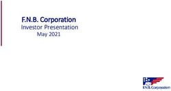 F.N.B. Corporation Investor Presentation - May 2021 - First National Bank