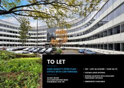 TO LET HIGH QUALITY OPEN PLAN OFFICE WITH CAR PARKING 798 - 1,657 SQ M (8,585 - 17,835 SQ FT) FLEXIBLE LEASE OPTIONS SUPERB LOCATION WITH ...
