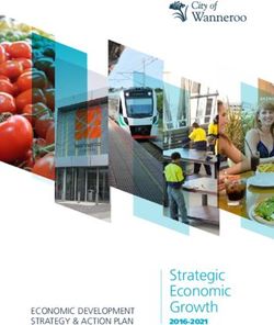 Strategic Economic Growth - 2016-2021 ECONOMIC DEVELOPMENT STRATEGY & ACTION PLAN - City of Wanneroo