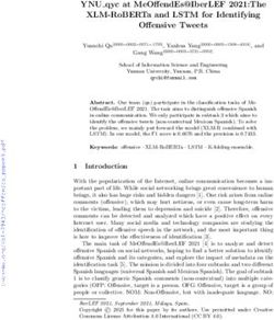 YNU QYC AT MEOFFENDES@IBERLEF 2021:THE XLM-ROBERTA AND LSTM FOR IDENTIFYING OFFENSIVE TWEETS