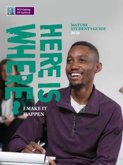 I MAKE IT HAPPEN - MATURE STUDENTS GUIDE 2020 - NUI Galway