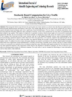 Stochastic Based Computation for Live Traffic