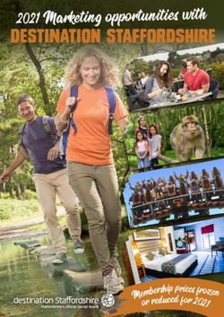 Marketing opportunities with - 2021 DESTINATION STAFFORDSHIRE - Enjoy ...