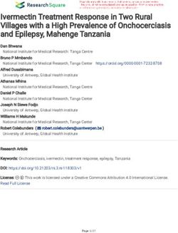Ivermectin Treatment Response in Two Rural Villages with a High Prevalence of Onchocerciasis and Epilepsy, Mahenge Tanzania
