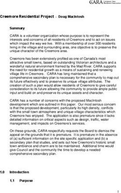 CREEMORE RESIDENTIAL PROJECT - DOUG MACINTOSH