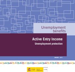 Active Entry Income Unemployment protection - Unemployment benefits