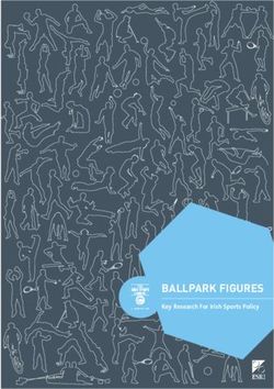 X Ballpark Figures Key Research For Irish Sports Policy - Sport Ireland