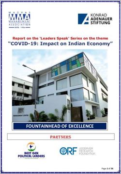 FOUNTAINHEAD OF EXCELLENCE - "COVID-19: Impact on Indian Economy" - Partners - Konrad-Adenauer-Stiftung