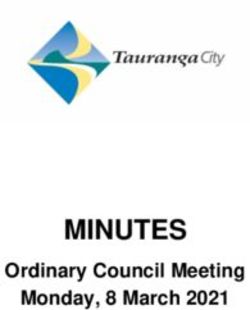 MINUTES Ordinary Council Meeting Monday, 8 March 2021