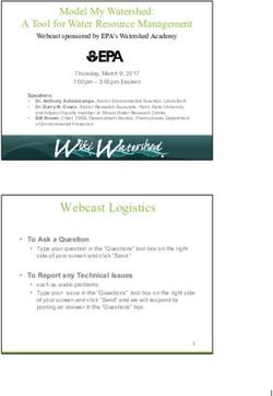 Webcast Logistics - Model My Watershed: A Tool for Water Resource Management - EPA