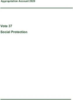 Vote 37 Social Protection - Appropriation Account 2020 - Office of the Comptroller and ...