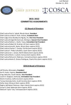 COMMITTEE ASSIGNMENTS 2021-2022 - Conference of ...