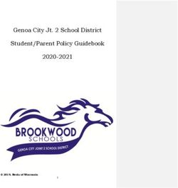 Genoa City Jt. 2 School District Student/Parent Policy Guidebook 2020-2021 - AWS