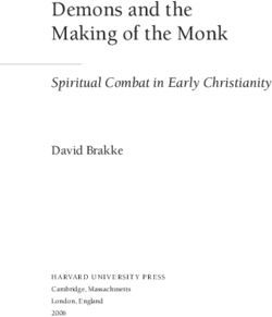 Demons and the Making of the Monk - Spiritual Combat in Early Christianity David Brakke