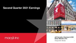 Second Quarter 2021 Earnings 52909940 - Macy's, Inc.