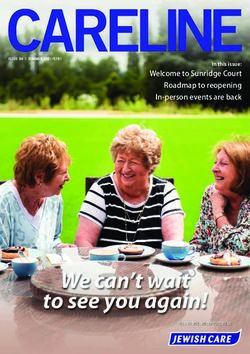 We can't wait to see you again! - Welcome to Sunridge Court Roadmap to reopening In-person events are back - Jewish Care
