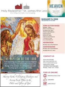 JANUARY 9, 2022 JOIN US FOR MASS! - Parishes Online