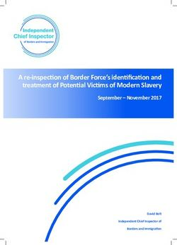 A re-inspection of Border Force's identification and treatment of Potential Victims of Modern Slavery - September - November 2017 - Gov.uk
