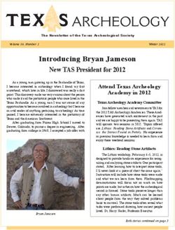 Introducing Bryan Jameson New TAS President for 2012