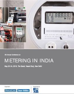 METERING IN INDIA May 23-224, 2018, The Grand, Vasant Kunj, New Delhi - 55tthh AAnnnnuuaall CCoonnffeerreennccee oonn - India Infrastructure