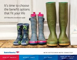 It's time to choose the benefit options that fit your life - 2019 Benefits Enrollment Guide - BankofAmerica