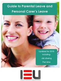 Guide to Parental Leave and Personal Carer's Leave - Updated for 2016 including: Job sharing Part time - IEU NSW / ACT