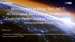 Minimization of Drive Test (MDT) - An Innovative Methodology for Measuring Customer Performance on Mobile Network - ITU