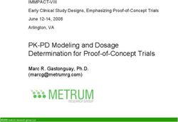 PK-PD Modeling and Dosage Determination for Proof-of-Concept Trials - Marc R. Gastonguay, Ph.D. ()