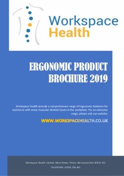 ERGONOMIC PRODUCT BROCHURE 2019 - Workspace Health