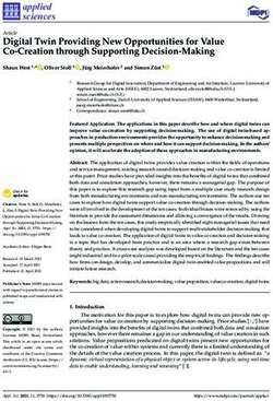 Digital Twin Providing New Opportunities for Value Co-Creation through Supporting Decision-Making