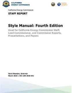 Style Manual: Fourth Edition - Used for California Energy Commission Staff, Lead Commissioner, and Commission Reports, Presentations, and Papers