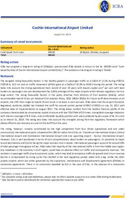 Cochin International Airport Limited - ICRA
