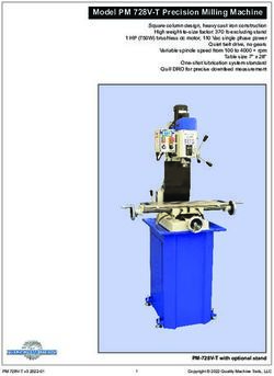 Model PM 728V-T Precision Milling Machine