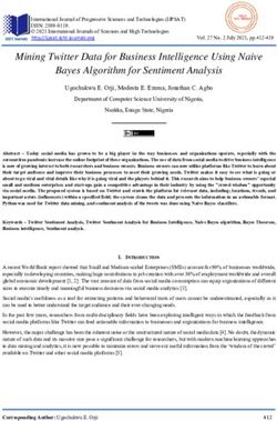 Mining Twitter Data for Business Intelligence Using Naive Bayes Algorithm for Sentiment Analysis