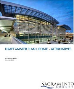 DRAFT MASTER PLAN UPDATE - ALTERNATIVES - JACOBSEN|DANIELS Date: July, 2020