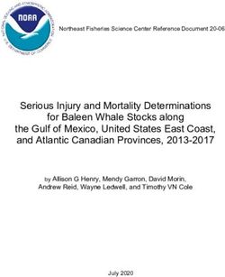 Serious Injury and Mortality Determinations for Baleen Whale Stocks along the Gulf of Mexico, United States East Coast, and Atlantic Canadian ...