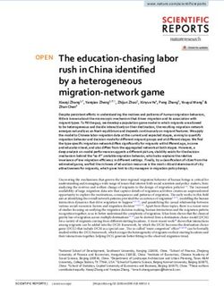 The education chasing labor rush in China identified by a heterogeneous migration network game - Nature