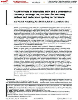 Acute effects of chocolate milk and a commercial recovery beverage on postexercise recovery indices and endurance cycling performance
