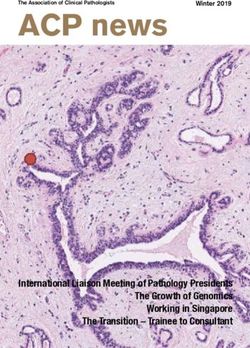 ACP news - International Liaison Meeting of Pathology Presidents The Growth of Genomics Working in Singapore The Transition - Trainee to Consultant