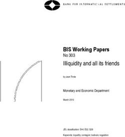 BIS Working Papers Illiquidity and all its friends No 303 - Monetary and Economic Department