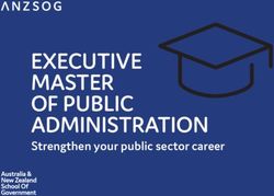 EXECUTIVE MASTER OF PUBLIC ADMINISTRATION - Strengthen your public sector career