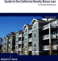 Guide to the California Density Bonus Law - BY JON GOETZ AND TOM SAKAI - Meyers Nave