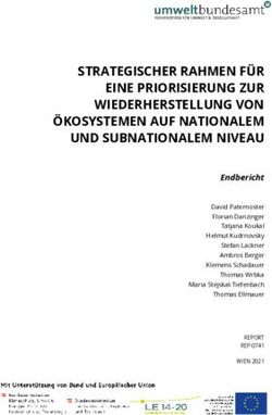 STRATEGISCHER RAHMEN F&Uuml;R EINE PRIORISIERUNG ZUR WIEDERHERSTELLUNG VON &Ouml;KOSYSTEMEN AUF NATIONALEM UND SUBNATIONALEM NIVEAU - Umweltbundesamt